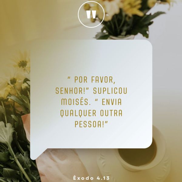 Êxodo 4:13-17