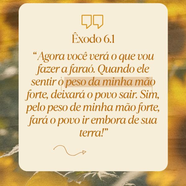 Êxodo 6:1