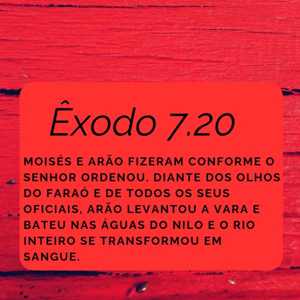 Êxodo 7:15-20
