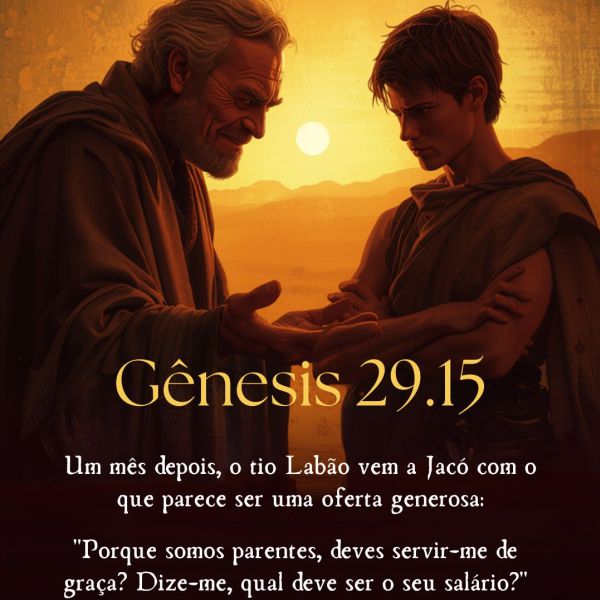 Gênesis 29:14c-15